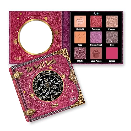 Rude Cosmetics The Spell Book Palette - Lust for Women - 0.38 oz Eye Shadow Beauty & Personal Care RUDE
