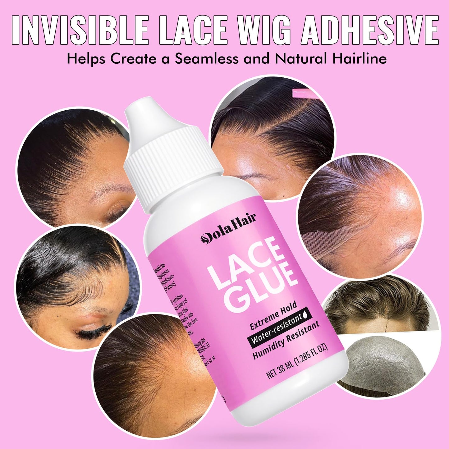 Dolahair Lace Melting Spray for GlueLess Wigs Lace Bond Melting Spray Bond Adhesive Wig Glue Spray Lace Glue Melting Band Beauty and Personal Care Dolahair