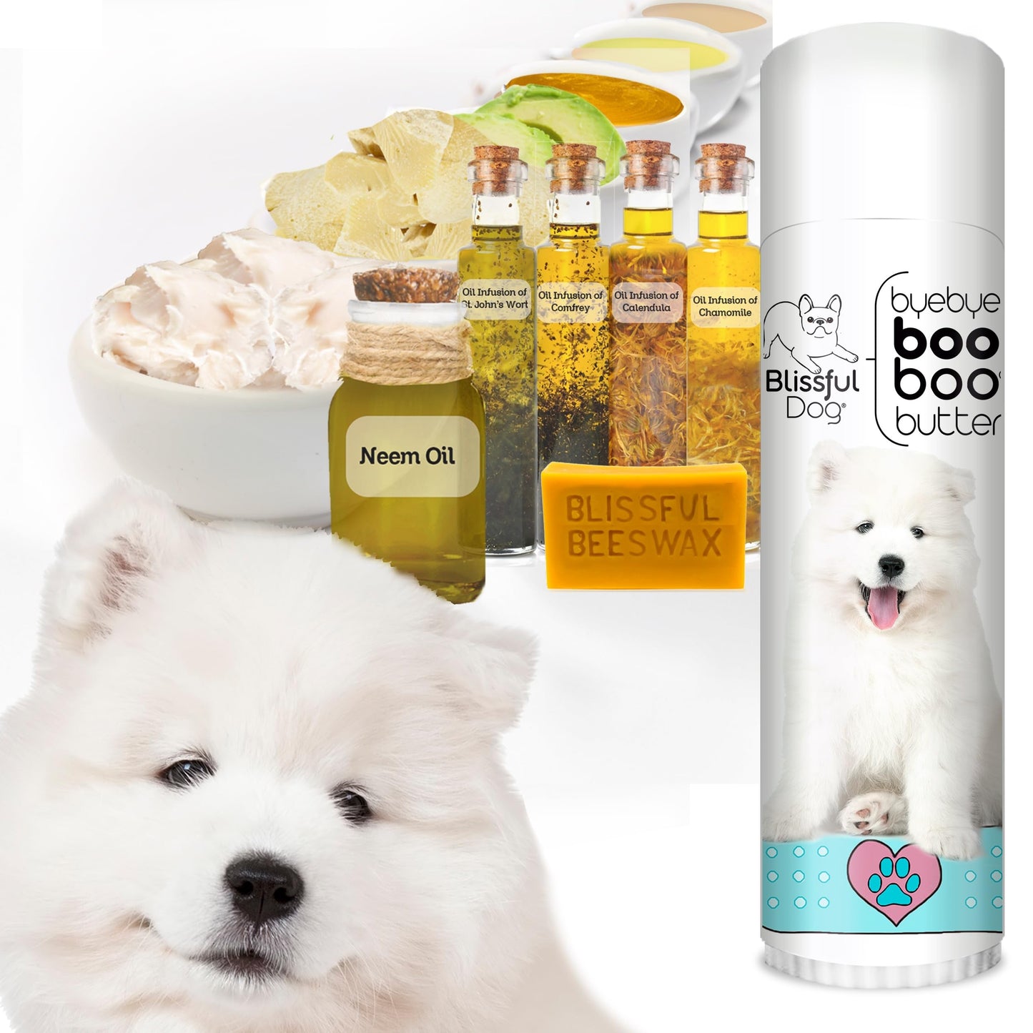 The Blissful Dog Samoyed Boo Butter, 0.50 oz Beauty and Personal Care The Blissful Dog