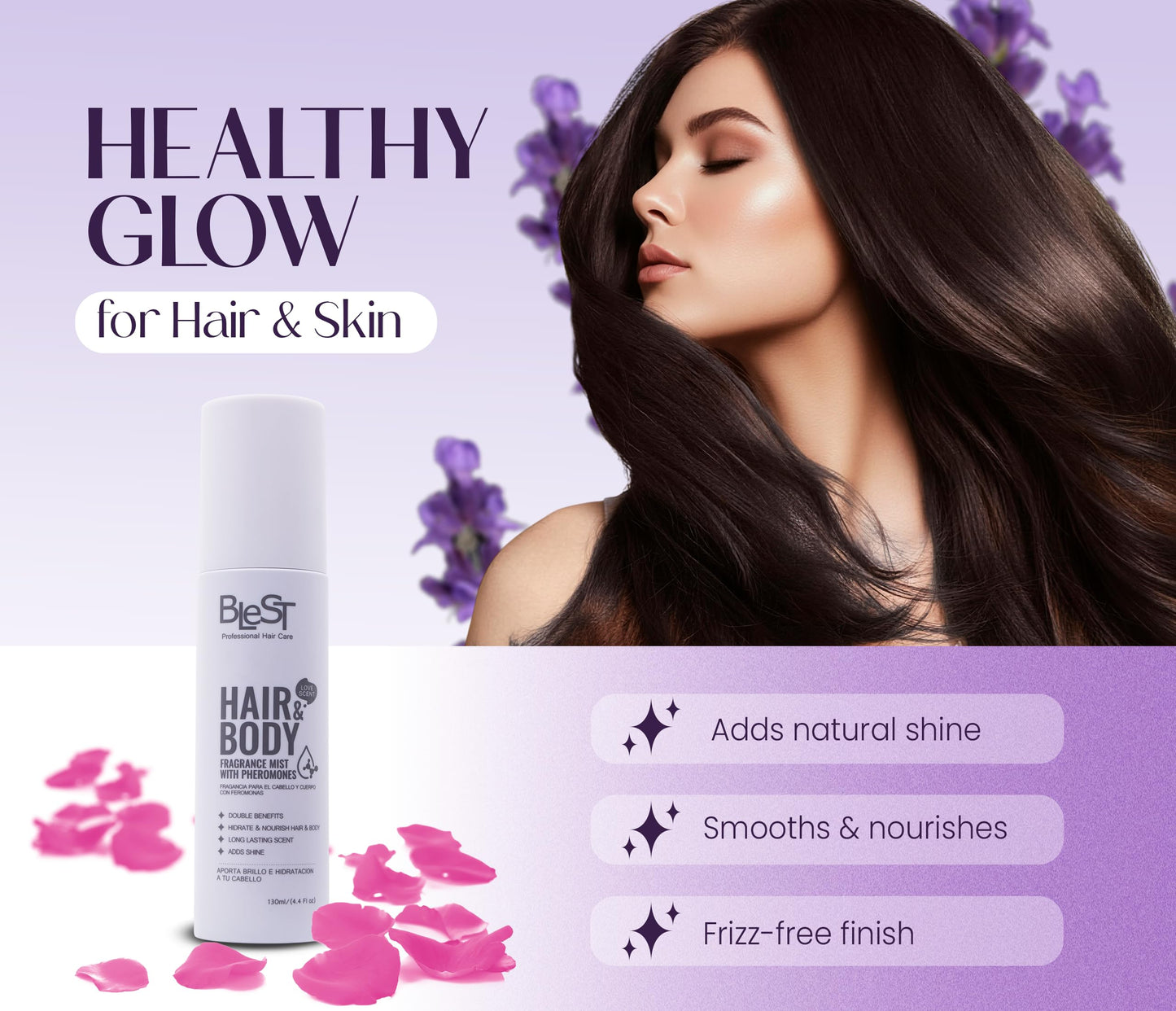 BLEST PROFESSIONAL Hair & Body Mist with Pheromone-Inspired Scent - Dual-Use Hydrating Spray for Skin and Hair - Lightweight, Silicone-Free Fragrance Beauty & Personal Care BLEST PROFESSIONAL HAIR CARE