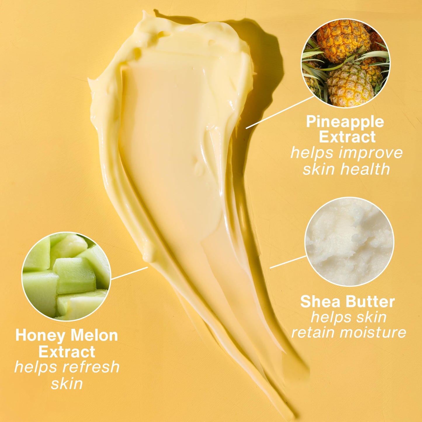 Hempz Body Lotion - Sweet Pineapple & Honey Melon Daily Moisturizing Cream, Shea Butter, Aloe, Orange Extract Body Moisturizer - Skin Care Products Beauty & Personal Care Hempz