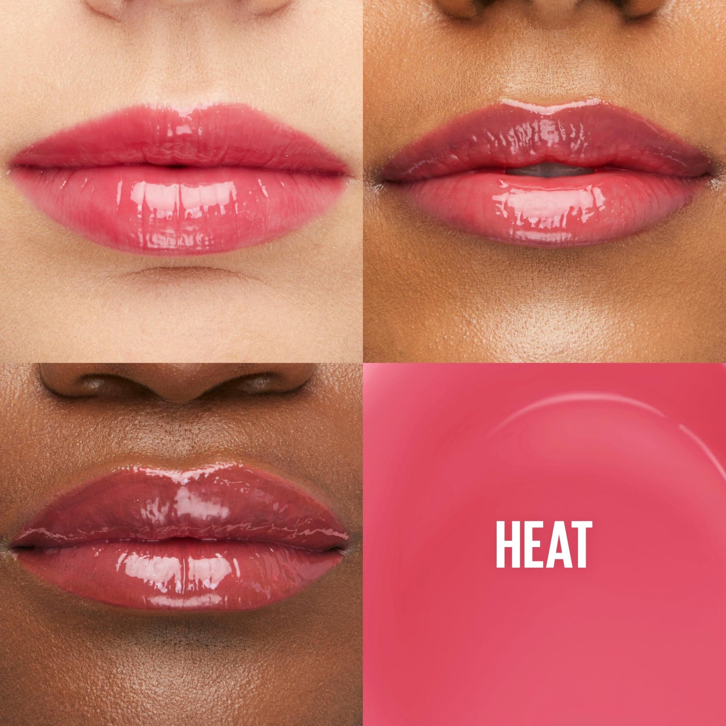 MAYBELLINE Lifter Gloss, Hydrating Lip Gloss with Hyaluronic Acid, High Shine for Plumper Looking Lips, Heat, Raspberry Neutral, 0.18 Ounce Beauty & Personal Care MAYBELLINE