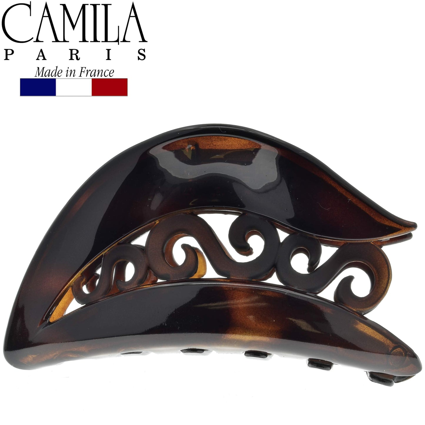 Camila Paris CP2144 French Hair Clip for Women for Thick Hair and Long Curly Wavy Hair, Tortoise Shell, Girls Hair Claw Clips Hair Accessories Beauty & Personal Care Camila
