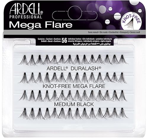 Mega Individuals Knot-Free Medium Black Beauty & Personal Care Ardell