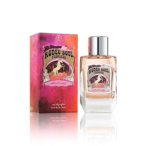 Rodeo Soul Fearless by Tru Western, 3.4oz, Women's Perfume with scents of Ruby Cactus Chocolate, Cocoa Butter, and Sugar Crystals, Fearless, Bold Beauty & Personal Care Tru Fragrance Beauty