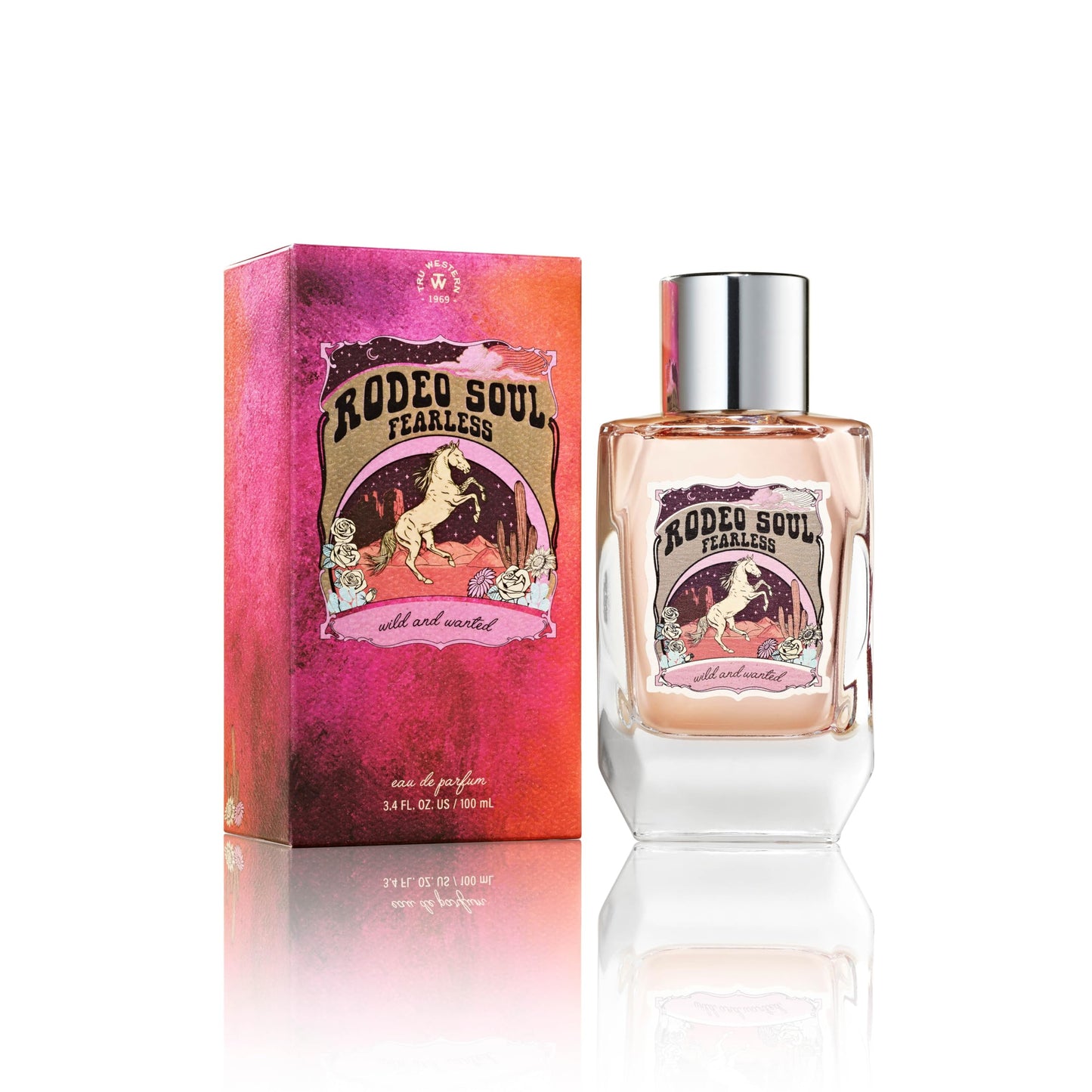 Rodeo Soul Fearless by Tru Western, 3.4oz, Women's Perfume with scents of Ruby Cactus Chocolate, Cocoa Butter, and Sugar Crystals, Fearless, Bold Beauty & Personal Care Tru Fragrance Beauty