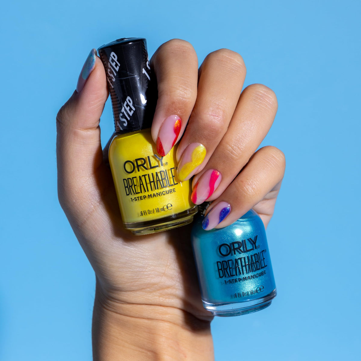 Orly Breathable Nail Polish Melting Point Collection | Creme and Shimmer Nail Colors for Spring & Summer (Cesium the Day)