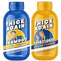 Thick Again Men's Hair Thickening Shampoo & Conditioner System with TrioCore Scalp Care Technology - Natural Solution for Fuller, Thicker-Looking Hair Beauty & Personal Care THICK AGAIN