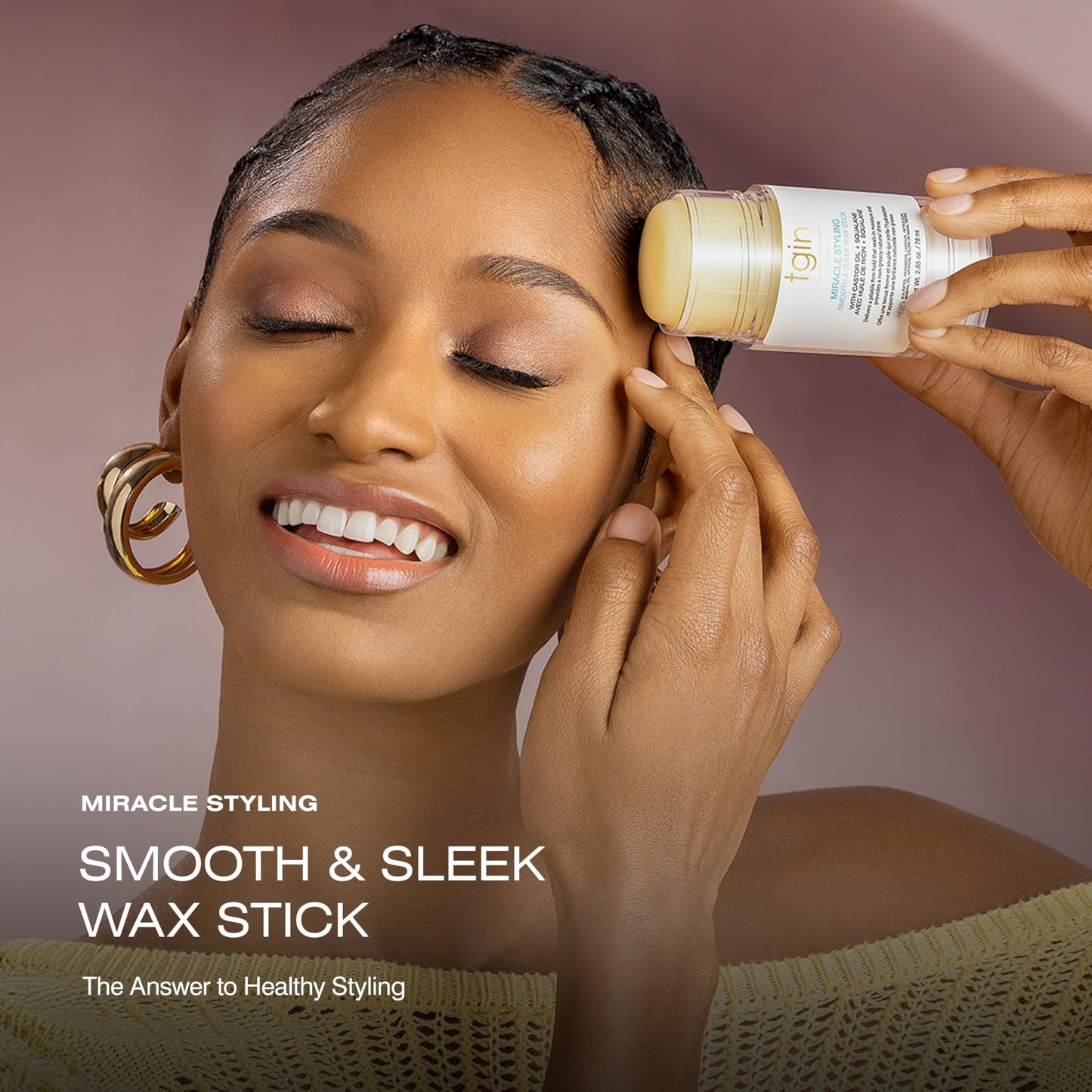 Thank God It's Natural Smooth & Sleek Wax Stick Store - Miracle Styling Smooth & Sleek Slick Back Products Beauty & Personal Care Thank God It's Natural