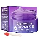 Sundae Glow Lip Mask with Berries & Fig - Overnight Lip Repair, Intense Hydration & Smoothing - Dermatologist Tested, Korean Lip Care - Vegan, Clean Beauty & Personal Care Sundae Glow