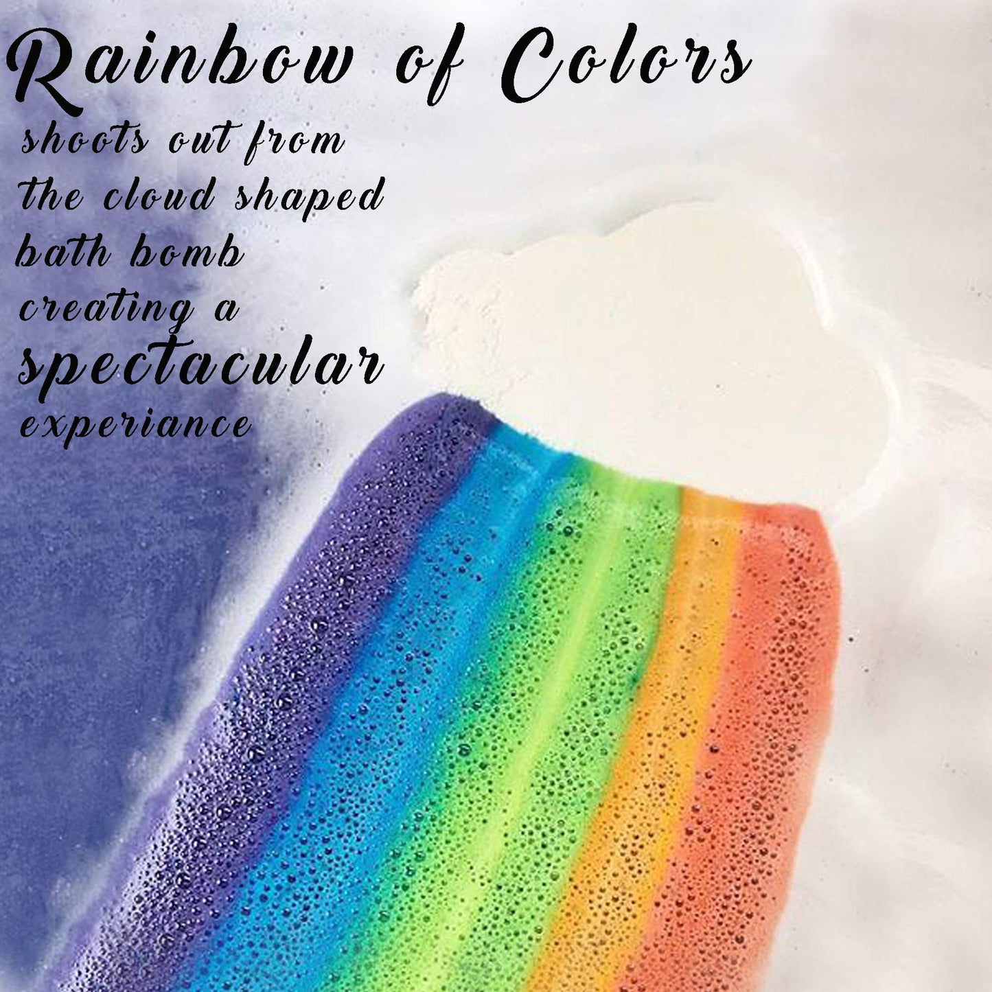Bath Bombs for Kids - Natural and Organic Magic Rainbow Bubble Bath Bombs w/Moisturizing Shea Butter and Natural Oils, 4 Large Unicorn Cloud… Beauty & Personal Care Mineral Me California
