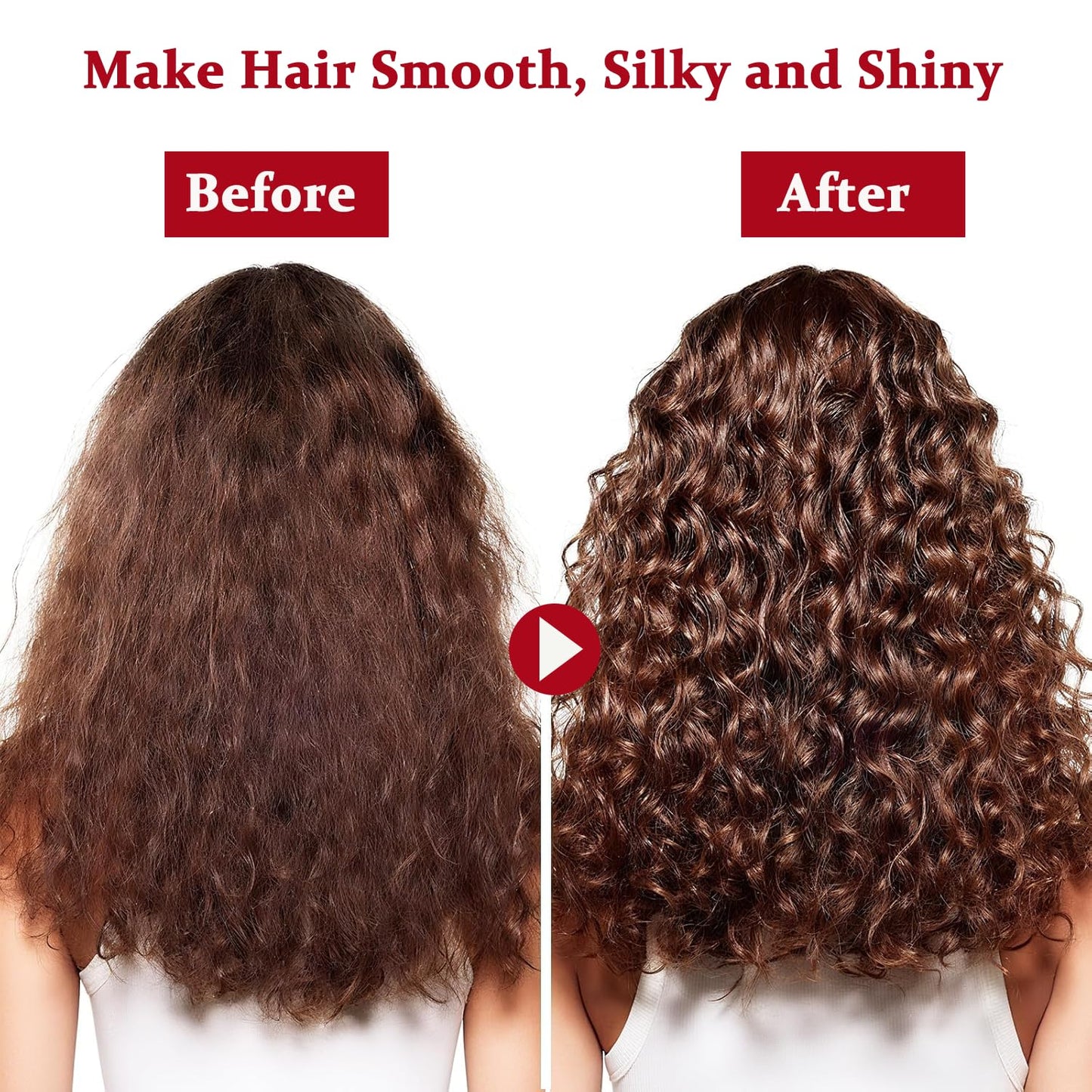 2 Pack Collagen Hair Mask & Keratin Hair Mask,Keratin Hair Treatment,Repair Treatment Deep Conditioning Hair Treatment Mask for Damaged Hair,Hydrating Beauty and Personal Care CRISTALBOX