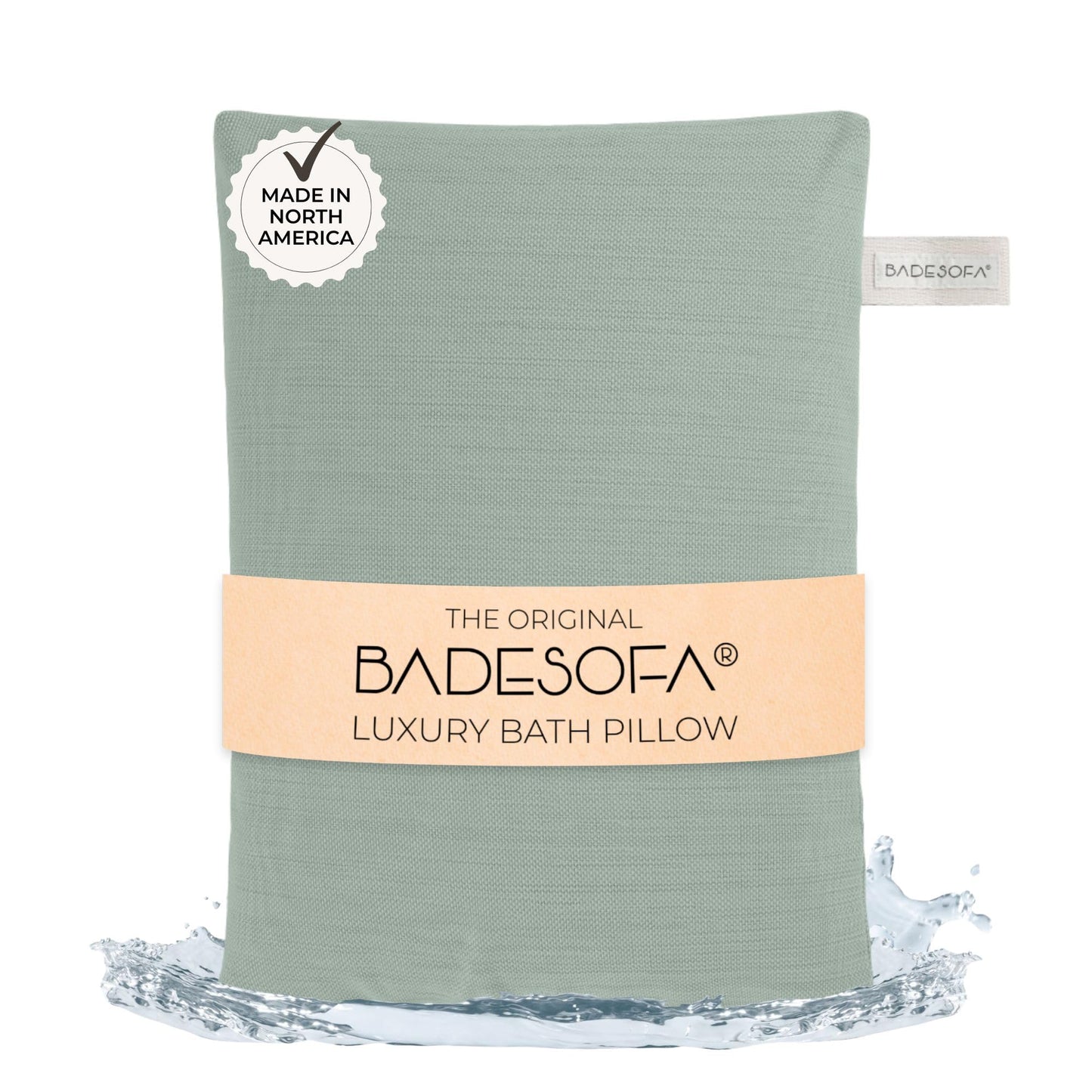 BADESOFA® Luxury Bathtub Seat Cushion - Bath Pillow for Tub, Quick-Dry & Washable, Non-Slip Weighted Tub Pillow, Home Spa Accessoire for Bathtub & Hot Beauty and Personal Care BADESOFA