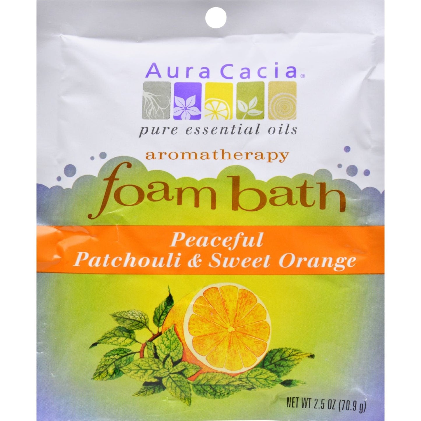 AURA CACIA FOAM BATH,PATCHOULI&ORNG, 2.5 OZ Beauty and Personal Care Aura Cacia