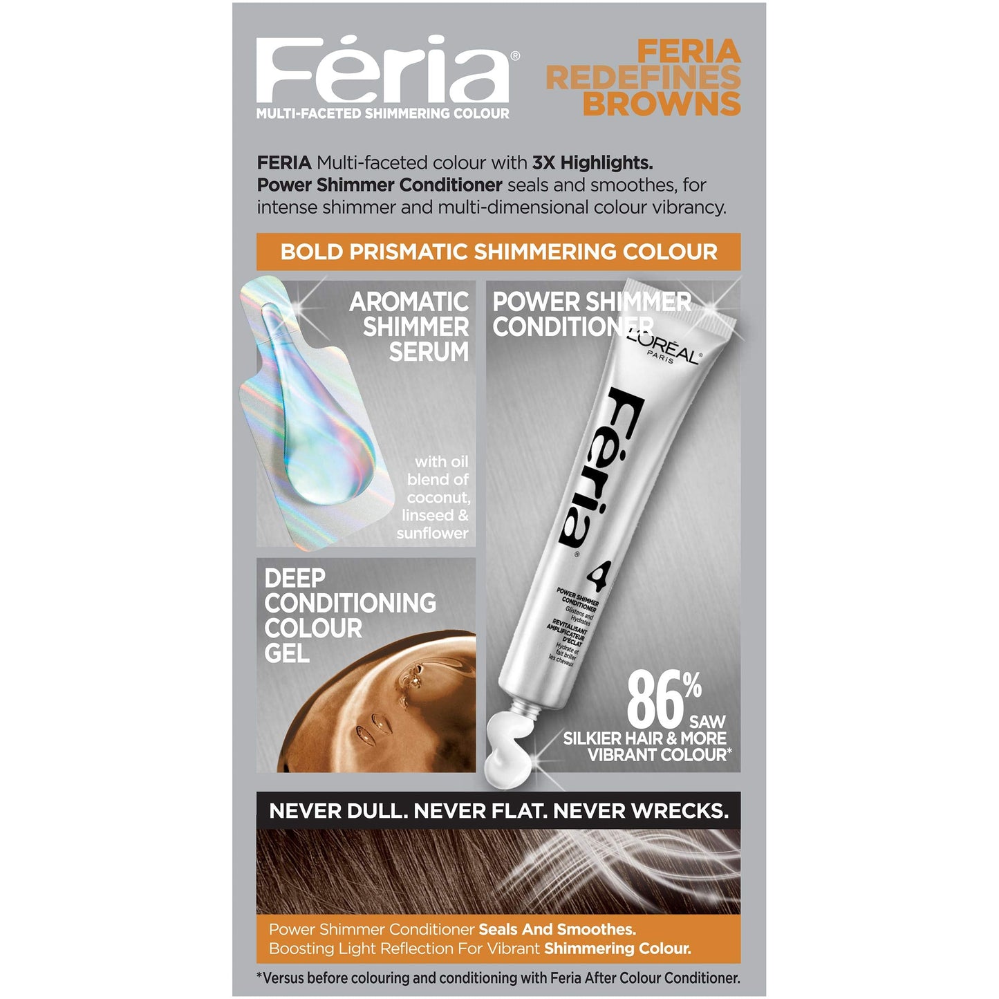 L'Oreal Paris Feria Multi-Faceted Shimmering Color, 40 Espresso Beauty & Personal Care L'Oreal Paris