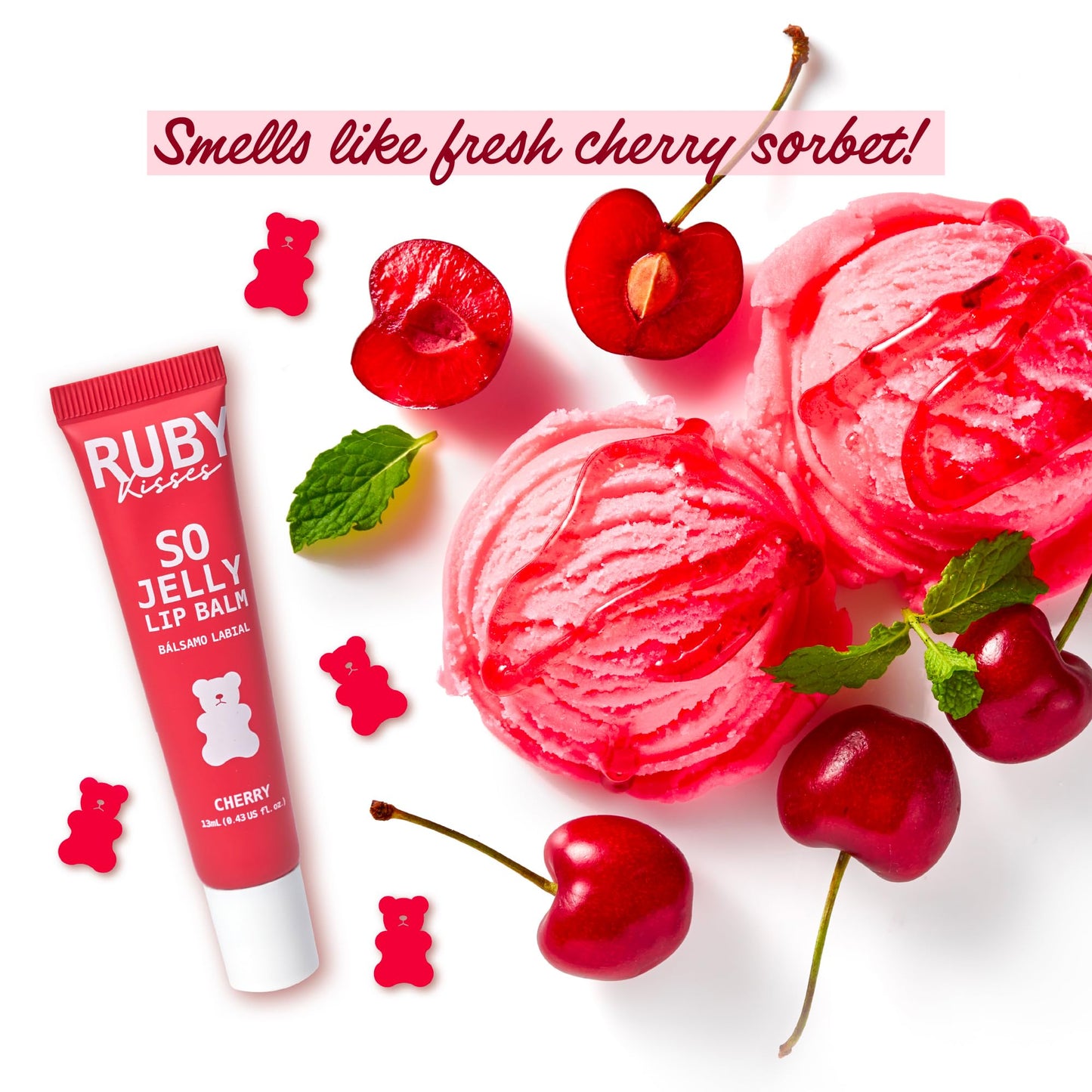 Ruby Kisses So Jelly Tinted Lip Balm, Hydrate & Non-Sticky Nourishing Lip Gloss Treatment, Glossy Finish, Hydrating Balm Buildable Customize Tint Beauty and Personal Care Ruby Kisses