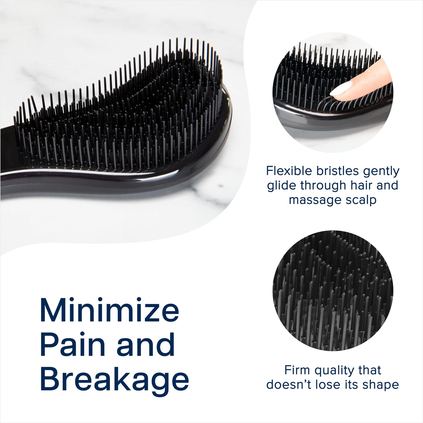 Crave Naturals Glide Thru Detangling Brush, Detangler Brush for Curly, Straight, Wet and Dry Hair Comb for Adults and Kids, Hair Accessories Beauty & Personal Care Crave Naturals