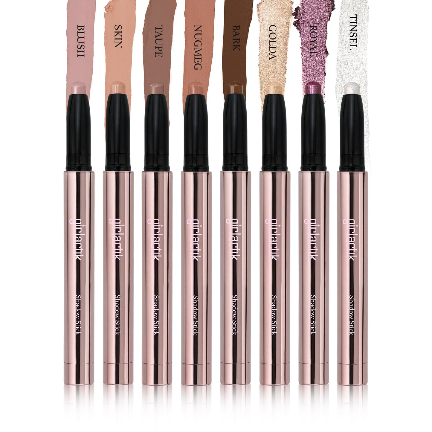 Girlactik Creamy Eyeshadow Stick- Long Lasting and Water-Resistant, Shimmering and Matte Colors Eye Shadow Stick Makeup, Built-in sharpener - 2 g… Beauty & Personal Care Girlactik