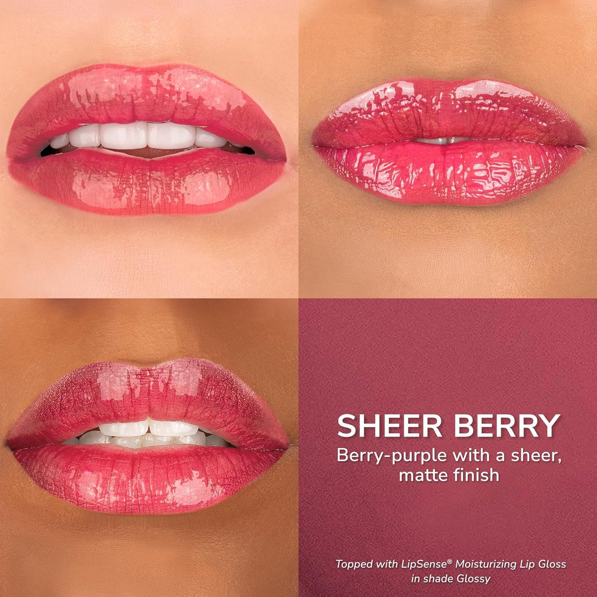 SeneGence LipSense Long-Lasting Liquid Lip Color, Sheer Berry