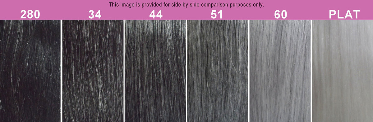 Foxy Silver (Weave - HH Yaki Straight) 10 inch - 100% Human Hair Weave in Platinum