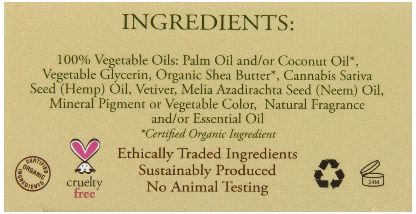 NUBIAN HERITAGE BAR SOAP,INDIAN HEMP, 5 OZ(Single pack) Beauty & Personal Care Nubian Heritage