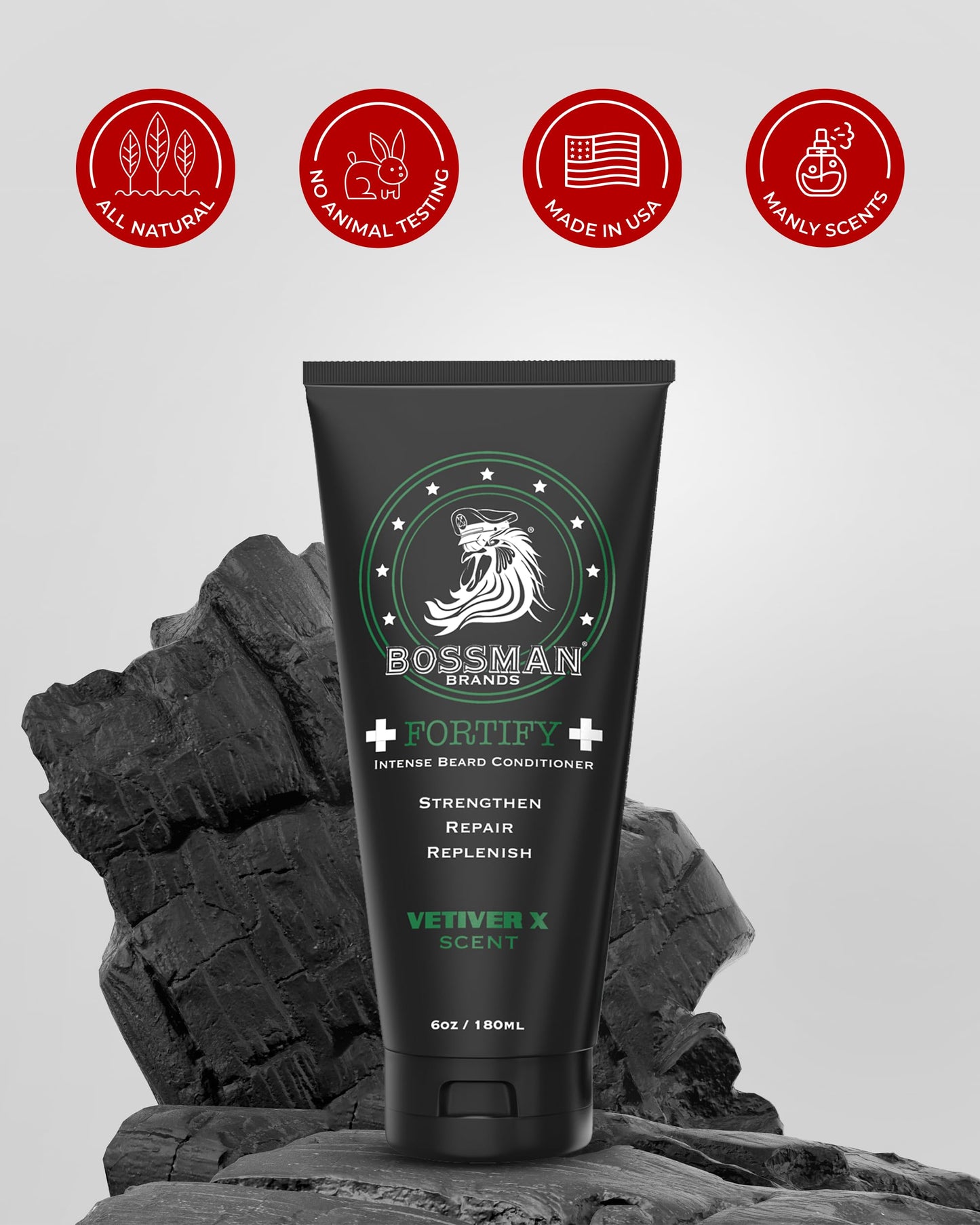 Bossman Beard Conditioner Variety Pack - Softener and Moisturizer Beard Grooming Care Kit for Men - Beard Cream and Lotion - Made in USA - 6 Scents Beauty & Personal Care Bossman