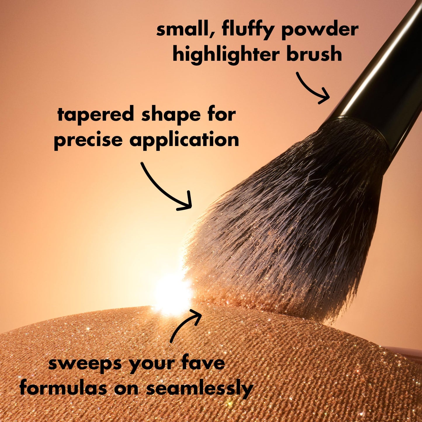 e.l.f. High Points Highlighter Brush, Soft & Tapered Face Makeup Brush For Illuminating & Creating Soft-Focus Glow, Vegan Beauty & Personal Care e.l.f.