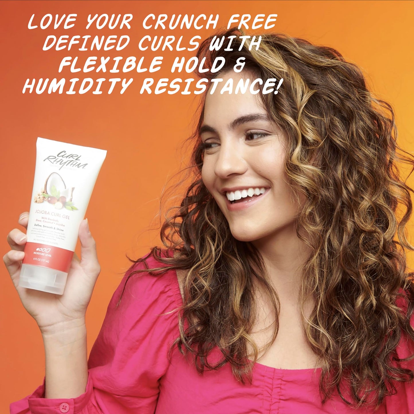Curl Rhythm Jojoba Curl Gel - Hair Defining Gel for Bouncy, Nourished Curls - Curly Hair Styling Gel with Shea and Coconut - Sulfate Free - 6 Fl Oz (3 Beauty & Personal Care Curl Rhythm