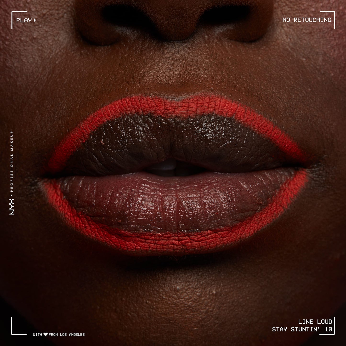 NYX PROFESSIONAL MAKEUP Line Loud Lip Liner, Longwear and Pigmented Lip Pencil with Jojoba Oil & Vitamin E - Stay Stuntin' (Midtone Bright Orange) Beauty & Personal Care NYX PROFESSIONAL MAKEUP