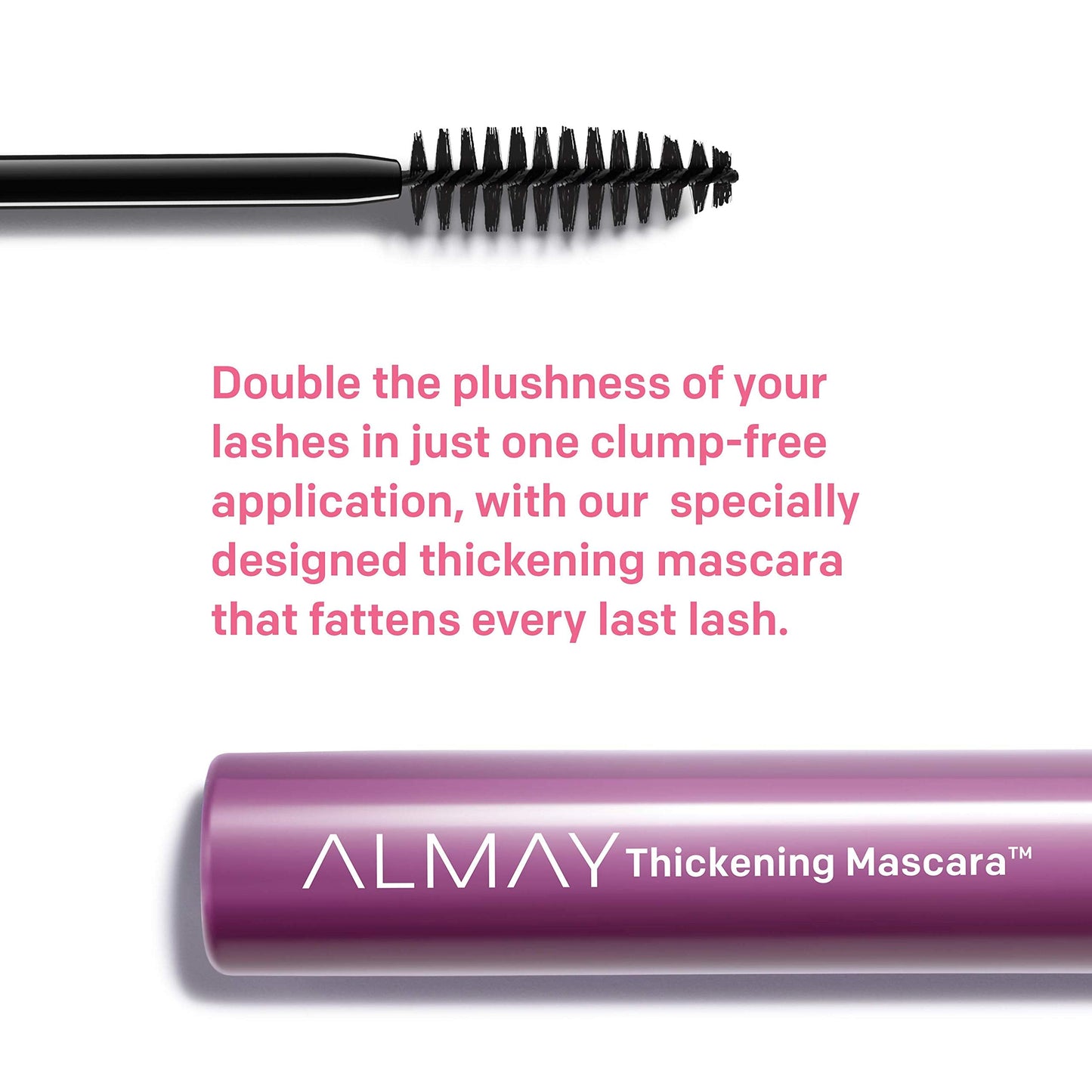 Almay Mascara, Thickening, Volume & Length Eye Makeup with Aloe and Vitamin B5, Hypoallergenic-Fragrance Free, Ophthalmologist Tested, 401 Blackest Beauty & Personal Care Almay