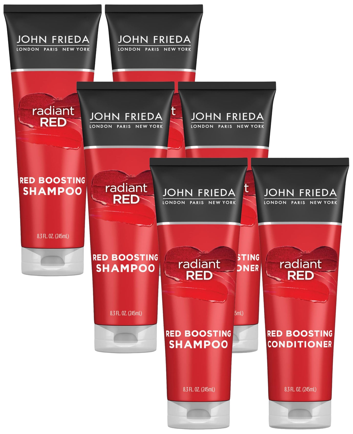 John Frieda Radiant Red Shampoo & Conditioner Bundle, Enhancing Shampoo & Conditioner, Helps Enhance Shades, with Pomegranate and Vitamin E (Pack Beauty and Personal Care John Frieda Default Title