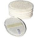 6Pack (Large 6.3x4.3 inches) Exfoliating Face Body Pad (100% Soft Terry Cloth) Cloth Materials Loofah Sponge Scrubber Brush Close Skin for Men Beauty & Personal Care JINS-Hung