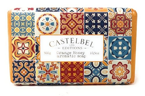 Castelbel Limited Edition Orange Honey Aromatic Soap 10.5 oz Beauty & Personal Care Castelbel