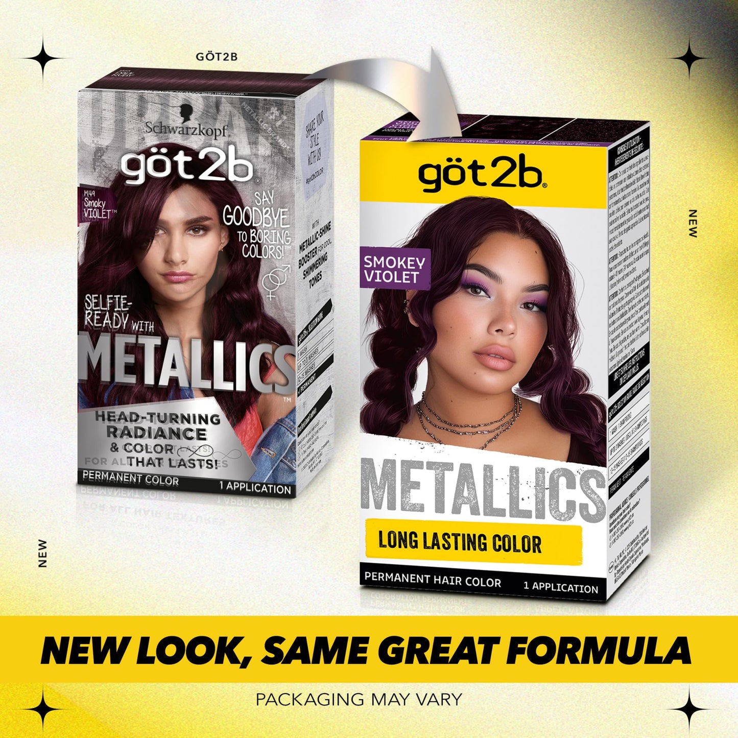Got2b Metallics Permanent Hair Color, M49 Smoky Violet Beauty & Personal Care Got2B