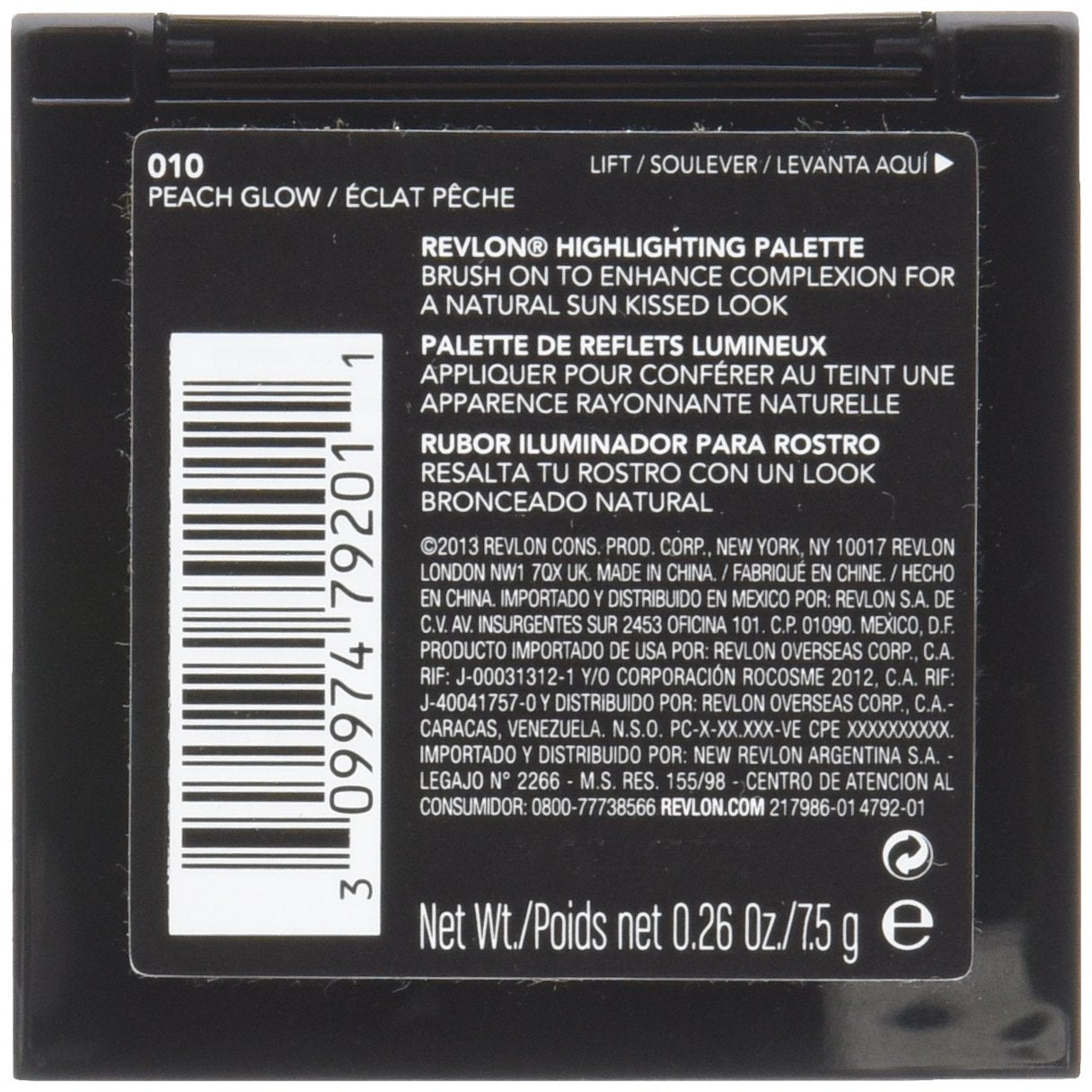 Revlon Highlighting Pallette 010 Peach Glow Beauty & Personal Care REVLON