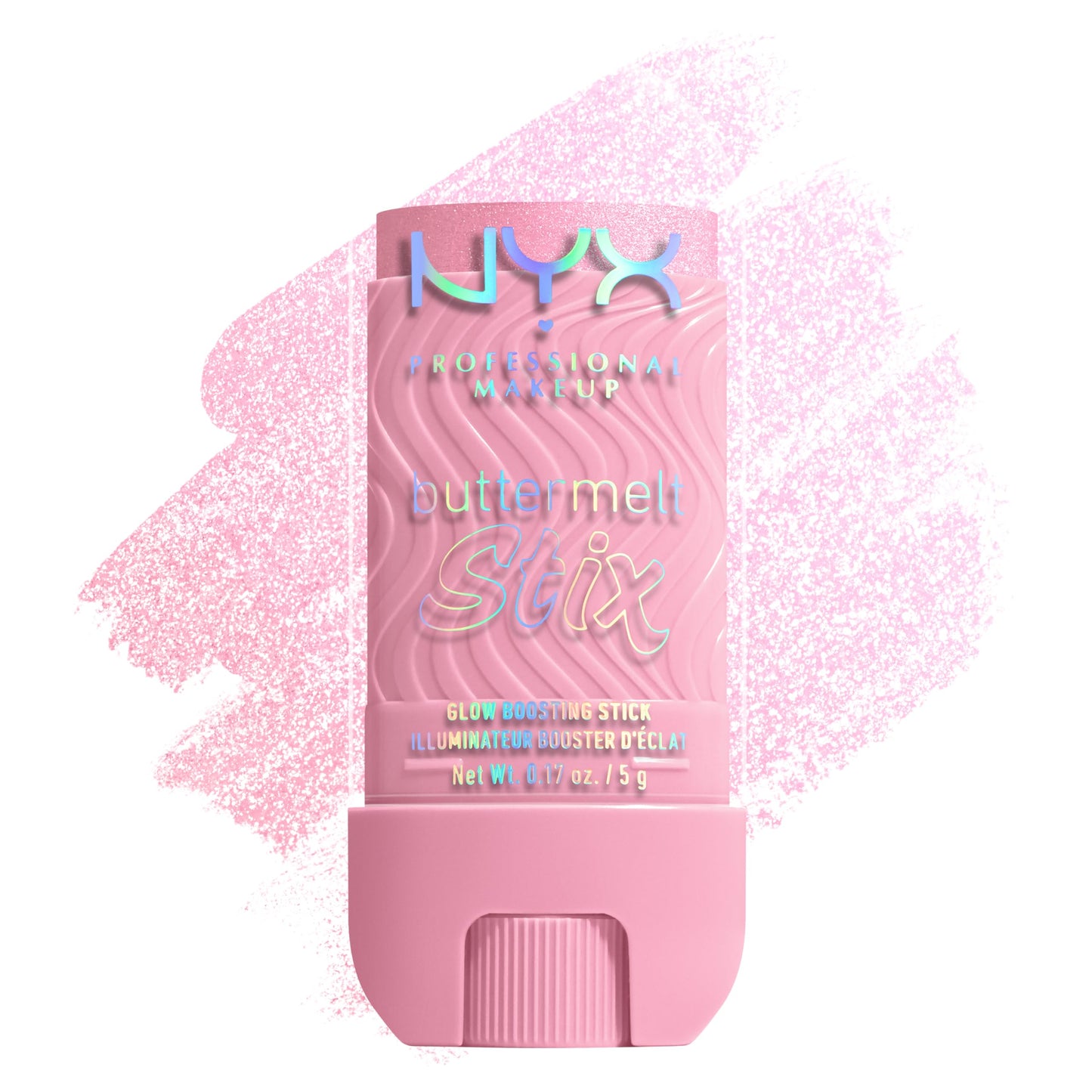NYX PROFESSIONAL MAKEUP Buttermelt Glaze Stix, Non-Greasy Highlighter Stick With Up To 8HR Make Up Wear - 04 My Melt Era (Pink) Beauty & Personal Care NYX PROFESSIONAL MAKEUP