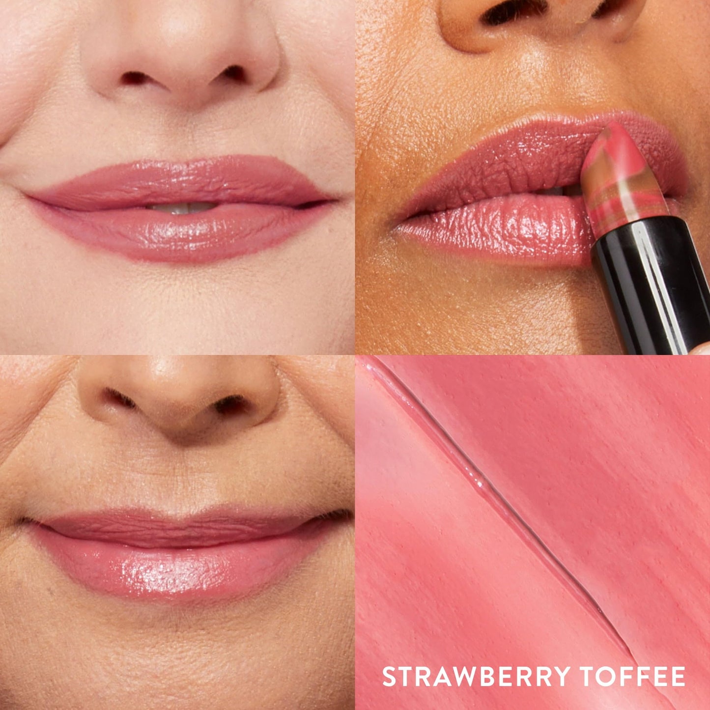 LAURA GELLER NEW YORK Italian Marble Sheer Lipstick - Strawberry Toffee - Hydrating & Lightweight - Vitamin E & Caster Seed Oil - Cream Finish Beauty & Personal Care LAURA GELLER NEW YORK