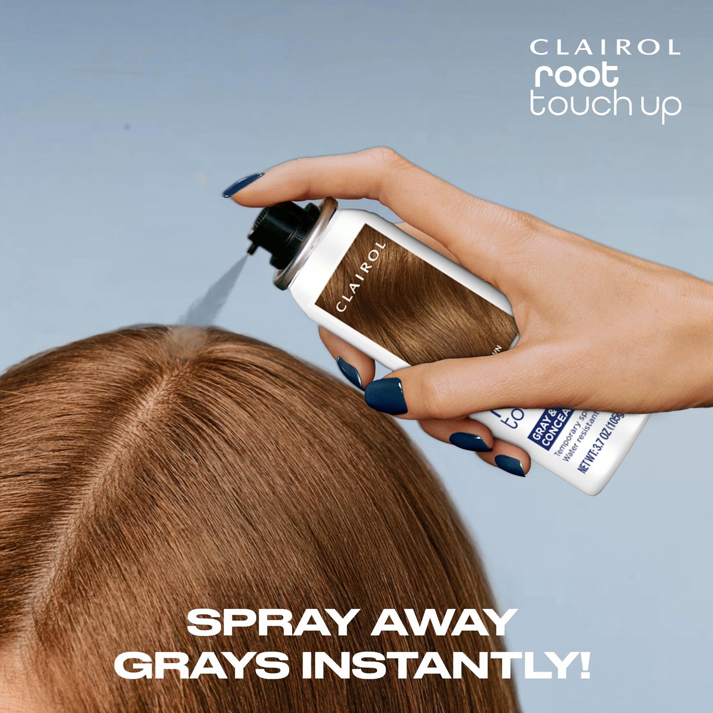 Clairol Root Touch-Up Temporary Hair Coloring Spray, Light Brown Hair Color | Instant Natural-Looking Gray Root Coverage | Ammonia Free | Lightweight Beauty and Personal Care Clairol