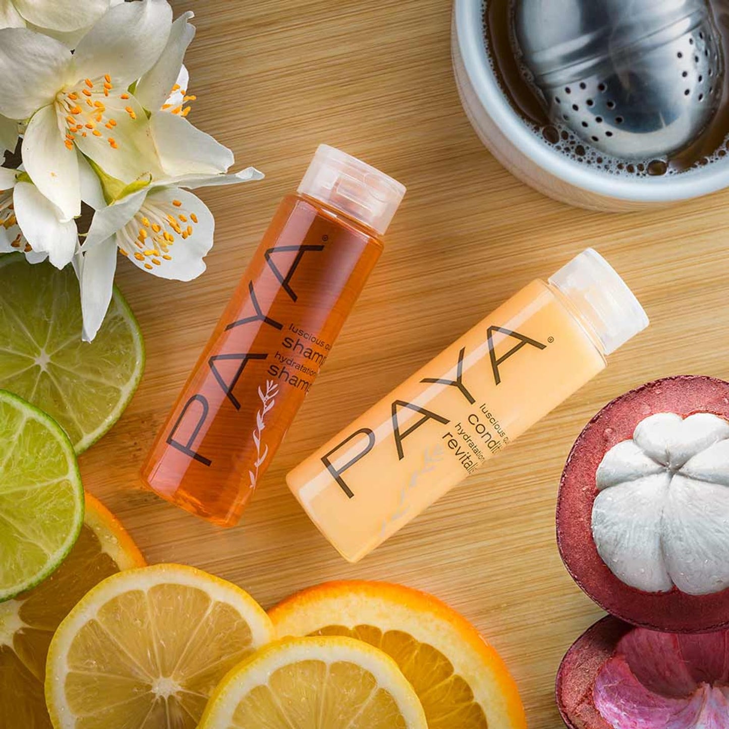 Paya Organics Toiletry Travel Set - Shampoo, Hair Conditioner, Shower Gel, 2 Facial Soap & Tote Bag Beauty & Personal Care Paya Organics