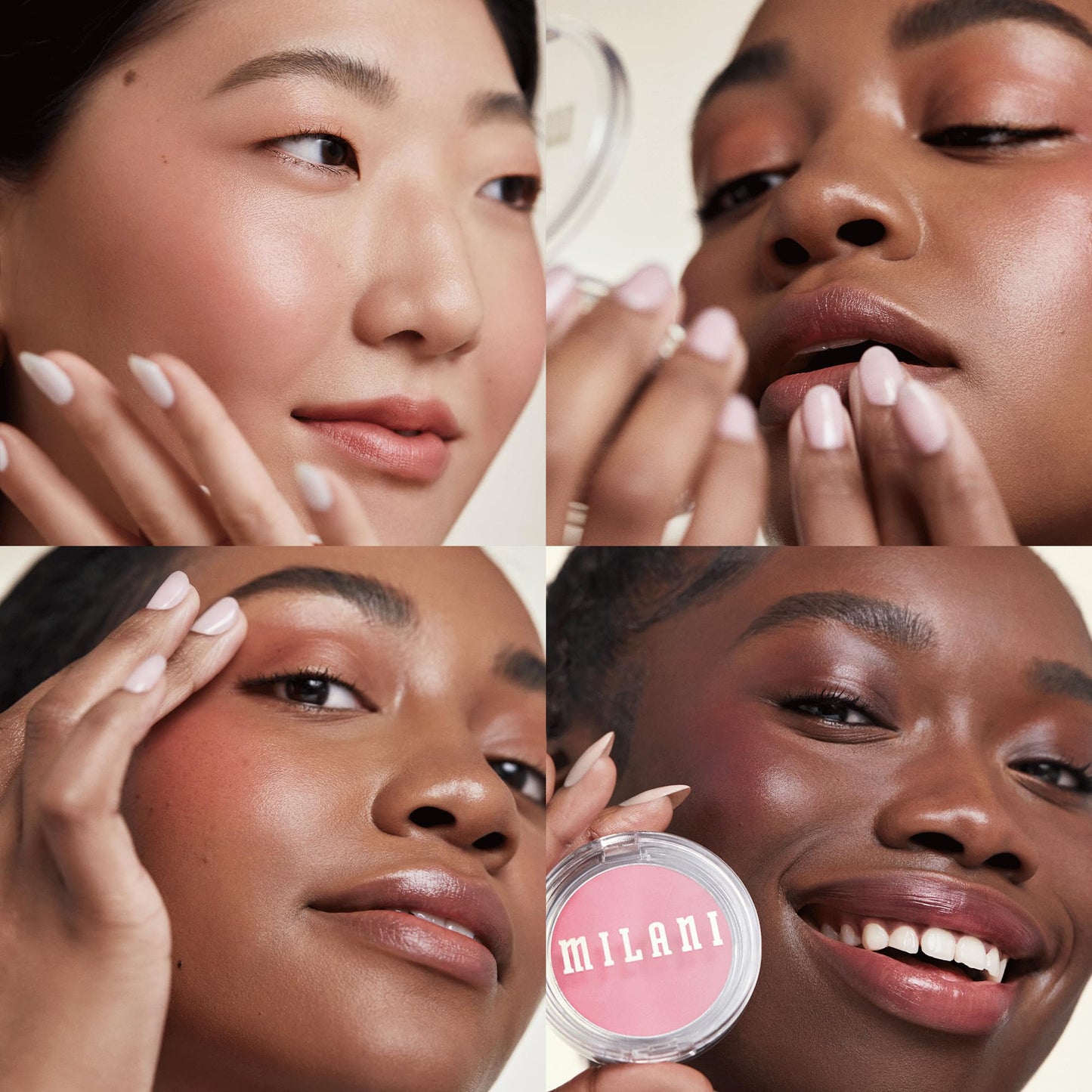 Milani Blush Makeup - Cheek Kiss Cream Blush for Cheeks, Buildable Cream-to-Gel Blusher & Lip Tint, Dewy Natural Color, Hydrating - Nude Kiss Beauty & Personal Care Milani