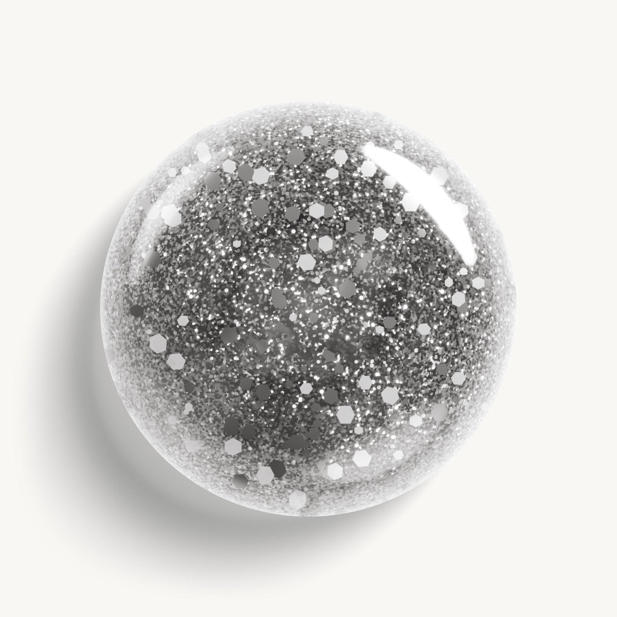 essie Salon-Quality Nail Polish, Vegan, Silver Glitter, Set In Stones, 0.46 fl oz