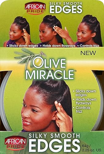 African Pride Olive Miracle Silky Smooth Edges Beauty & Personal Care African Pride