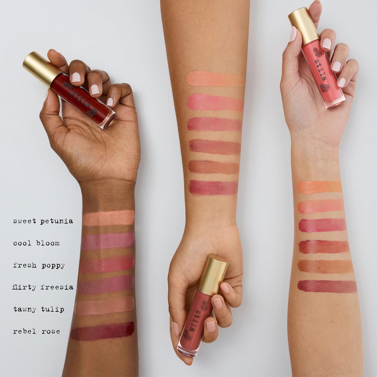 Stila Convertible Color Nourishing Liqua-Tint, Fresh Poppy | Hydrating Liquid Blush & Lip Tint with Hyaluronic Acid | Lightweight Skin-Boosting Liquid Beauty & Personal Care stila