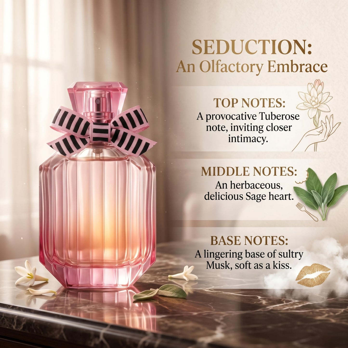 Hybrid & Company Very Seductive for Women Eau De Parfum Natural Spray Sensual Scent, 3.4 Fl Oz Beauty & Personal Care Hybrid & Company