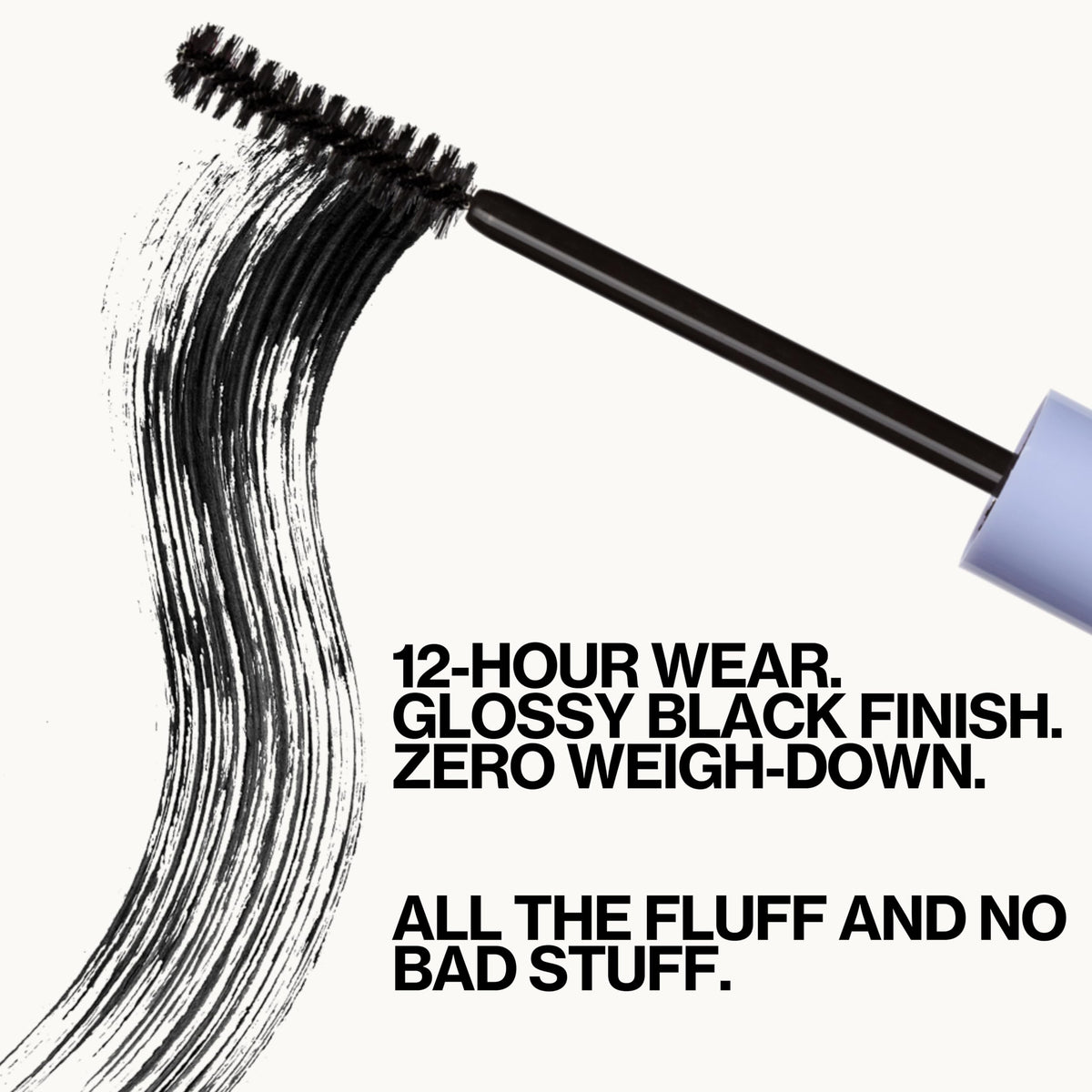 Pacifica Vegan Collagen Fluffy Lash Mascara - Black Thickening & Lengthening Mascara with Plant Fibers, Full Fluffy Lashes, Vegan & Cruelty-Free, 0.24