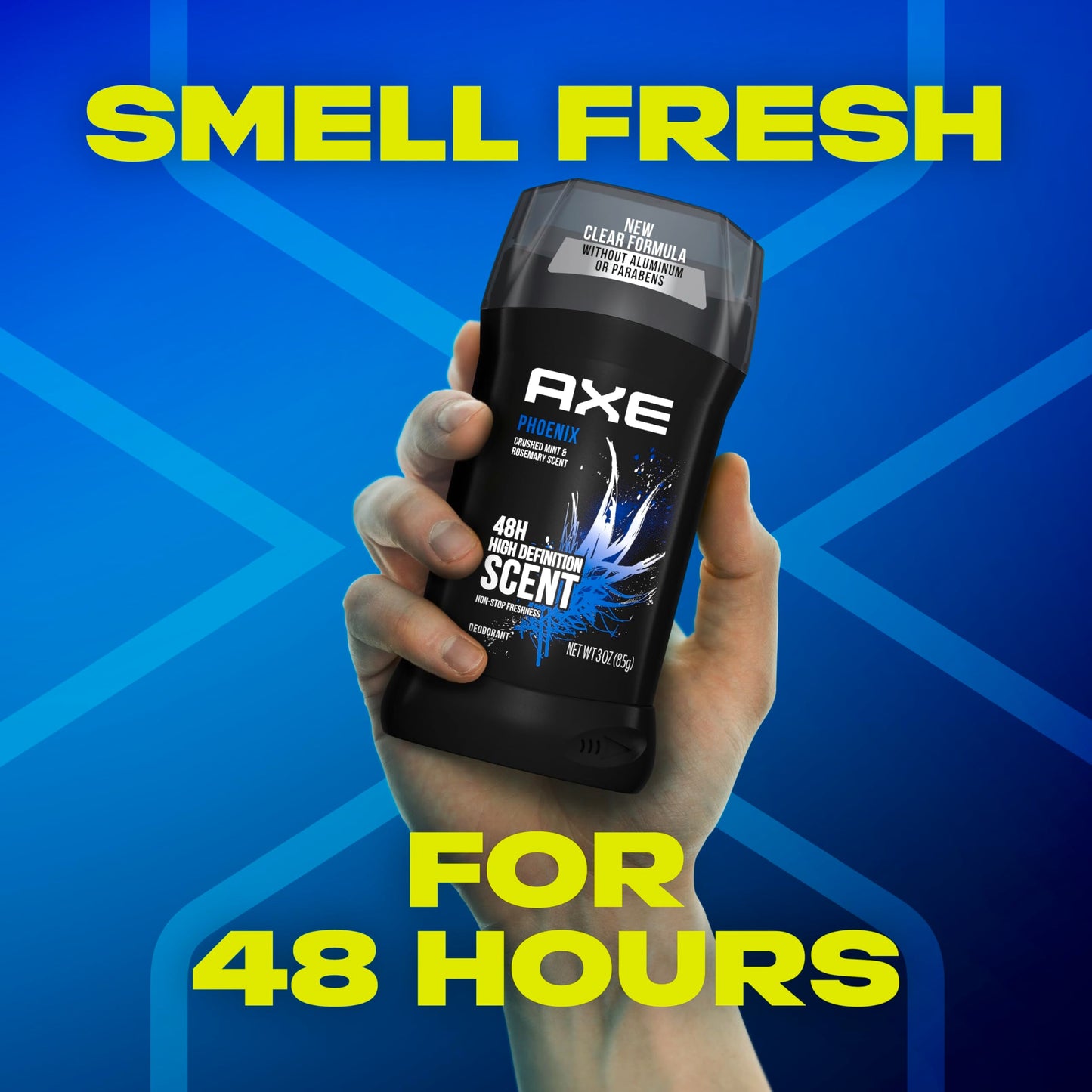 AXE Dual Action Deodorant Stick For Long Lasting Odor Protection, Phoenix Crushed Mint & Rosemary Men's Deo, Aluminum Free 3oz Twin Pack Beauty and Personal Care AXE