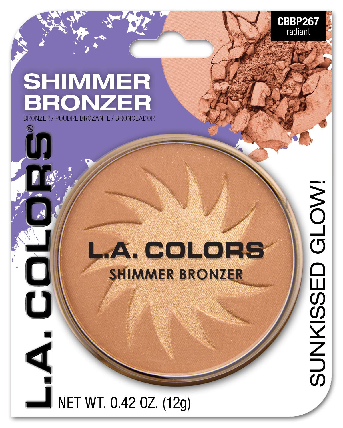 L.A. COLORS Shimmer Bronzer, 0.42 Ounce, Pack of 1 Beauty & Personal Care L.A. COLORS