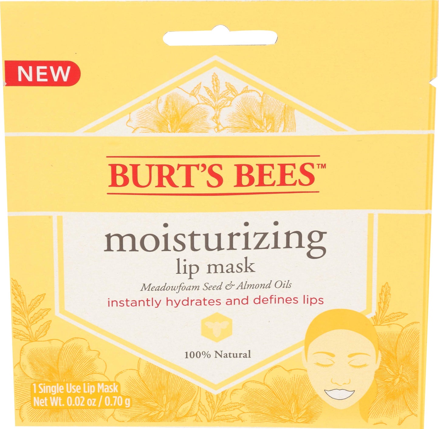 Burt's Bees Moisturizing Lip Mask for Women, 0.02 Ounce Beauty & Personal Care Burt's Bees