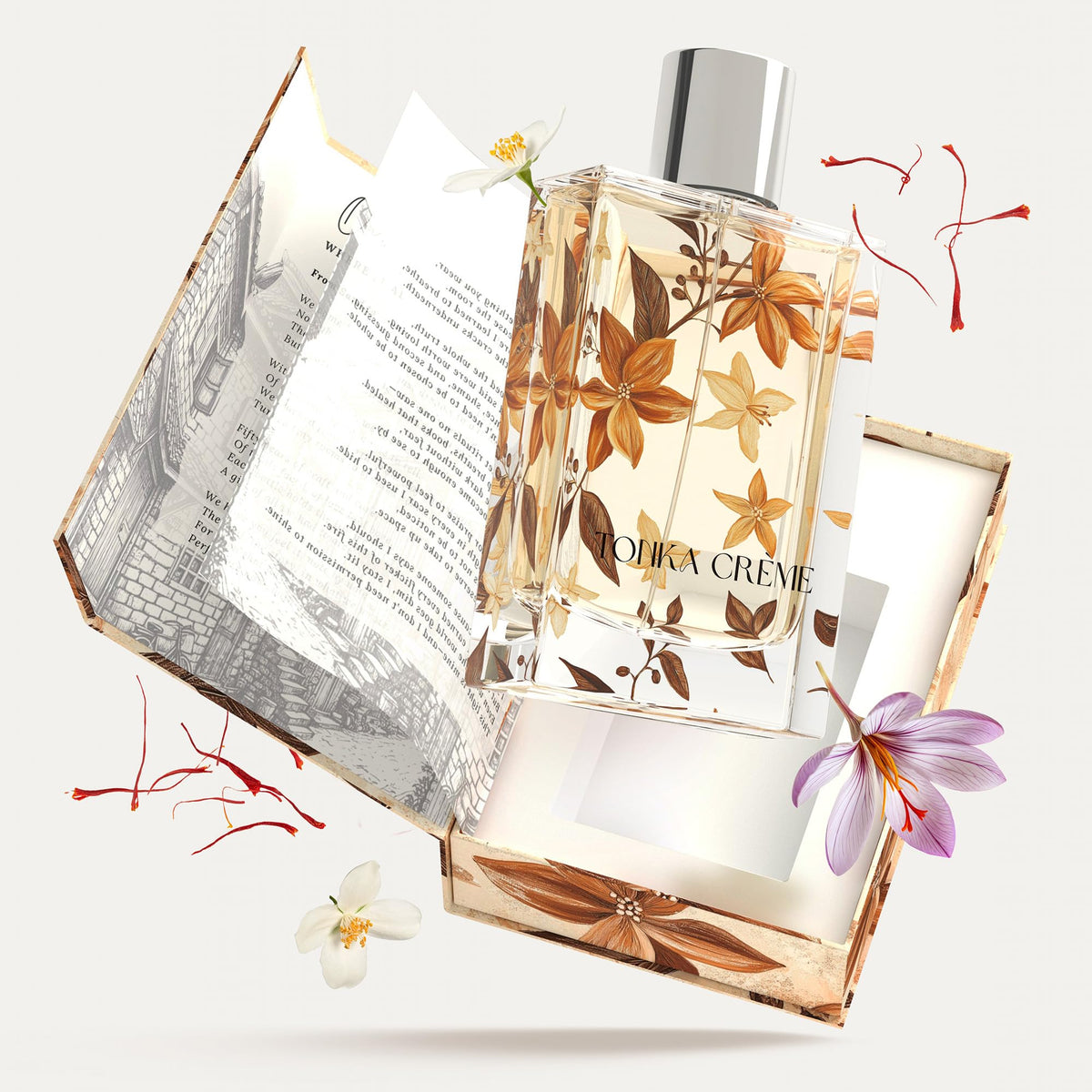 Kumbra With Love Tonka Crème Eau de Parfum 100ML - Gourmand Perfume For Women - Long-Lasting Scent with Jasmine, Vanilla, Saffron & Amberwood - Vegan