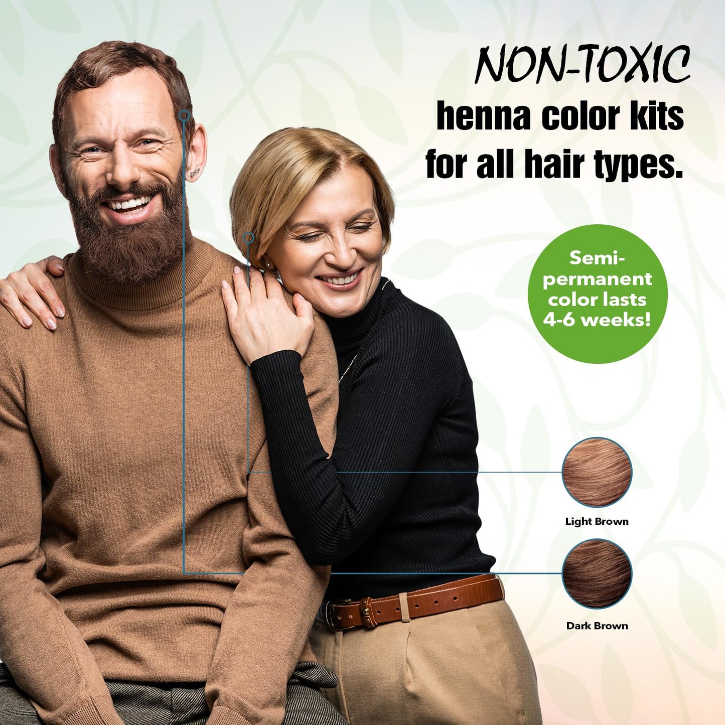 Light Mountain Henna Hair Color & Conditioner, Color the Gray - Black Hair Dye for Men/Women, 2-Step Chemical-Free, Semi-Permanent Hair Color Beauty & Personal Care LIGHT MOUNTAIN